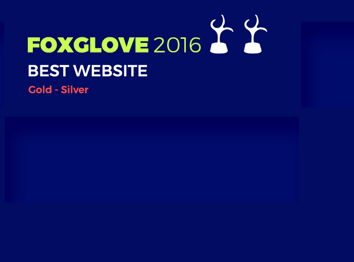FOXGLOVE 2016 For Best Website Design