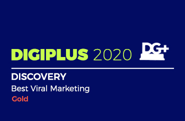 DIGIPLUS 2020 DISCOVERY Best Viral Marketing Gold